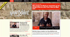 Desktop Screenshot of neverbesilent.org